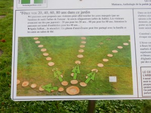 faites le parcours à votre rythme  parc floral 